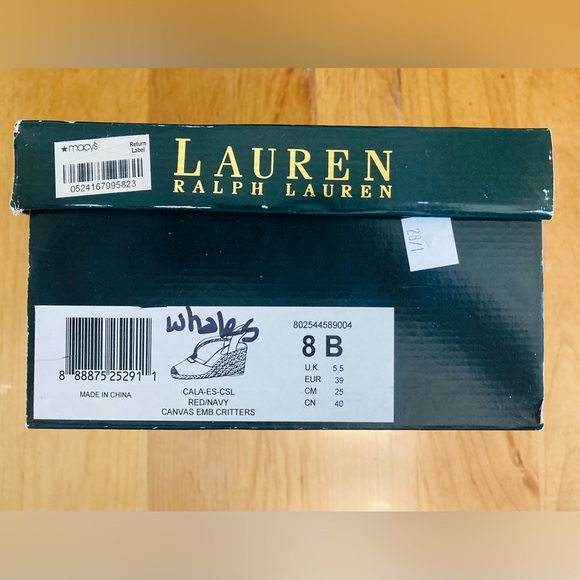 FABULOUS Brand New Ralph Lauren Embroidered Espadrilles! - Picture 5 of 6